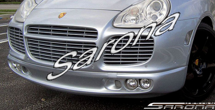 Custom Porsche Cayenne Front Bumper Add-on  SUV/SAV/Crossover Front Lip/Splitter (2002 - 2006) - $750.00 (Part #PR-004-FA)